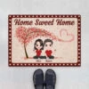 Home Sweet Home - Cadeau Personnalisé - Paillasson Pour Couples/Amoureux 7 Home Sweet Home - Cadeau Personnalisé - Paillasson Pour Couples/Amoureux -Vivelamode Soldes Magasin FR 0707D1