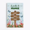 Toile Le Jardin De Mamie Avec Panneau Directionnel Personnalisée