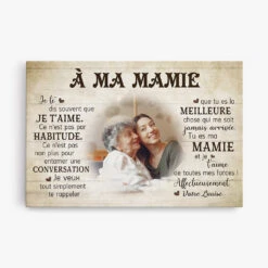 À Ma Mamie Maman - Cadeau Personnalisé | Toile Pour Mamie Maman