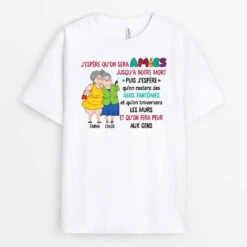 Anciennes Amies-Sœurs- Cadeau Personnalisé | T-shirt Pour Meilleure Amie