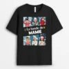 La Bande À Mamie Noel Version Pêle Mêle De Photos - Cadeau Personnalisé | T-Shirt Pour Mamie