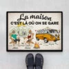 La Maison, C’est Là Où On Se Gare - Cadeau Personnalisé | Pallaisson Pour La Maison -Vivelamode Soldes Magasin fr1 b3fb105a 7a2b 4cea baa9 a786e5f01d44