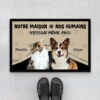 Notre Maison - Nos Humains Avec Photo - Cadeau Personnalisé | Paillasson Pour Amoureux Des Animaux -Vivelamode Soldes Magasin fr1 b5237dc0 8c8b 4e3a a14f 556c3e25c4d1