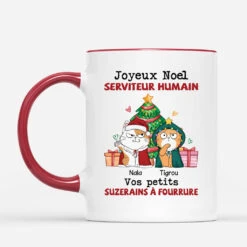 Serviteur Humain De Noël - Cadeau Personnalisé | Mug Pour Les Amoureux Des Animaux -Vivelamode Soldes Magasin fr2 697431a6 424f 4fc3 af09 ad73ba70935f