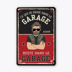 Ce Qui Se Passe Reste Dans Le Garage - Cadeau Personnalisé | Plaque En Métal Pour Homme -Vivelamode Soldes Magasin fr2 ab13f6ae 362b 4c3c 91ca afd0a07fdfcc